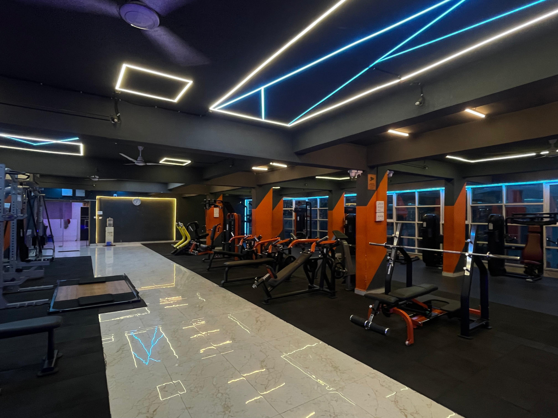 Inside SK Fitness Gym Kharadi with modern strength machines